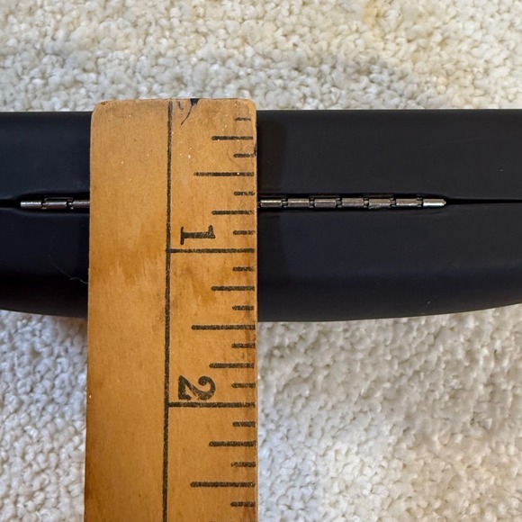 Pierre Cardin Black Hard Shell Eyeglasses Case Paris Logo - Picture 5 of 6